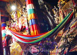 In Tibet, almost everything has something to do with religion.